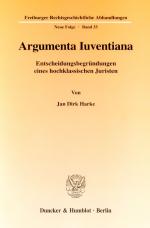 Cover-Bild Argumenta Iuventiana.