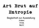 Cover-Bild Art Brut auf Entropie