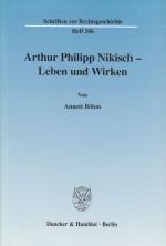 Cover-Bild Arthur Philipp Nikisch – Leben und Wirken.