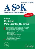 Cover-Bild ASoK-Spezial Die neue Mindestentgeltkontrolle