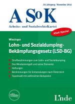 Cover-Bild ASoK-Spezial Lohn- und Sozialdumping-Bekämpfungsgesetz (LSD-BG)