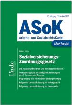 Cover-Bild ASoK-Spezial Sozialversicherungs-Zuordnungsgesetz