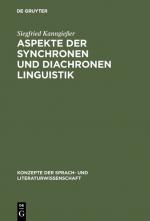 Cover-Bild Aspekte der synchronen und diachronen Linguistik