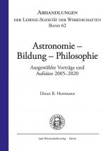Cover-Bild Astronomie – Bildung – Philosophie