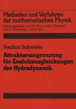 Cover-Bild Attraktoreingrenzung für Evolutionsgleichungen der Hydrodynamik