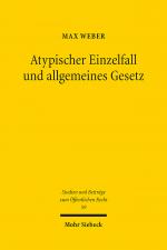 Cover-Bild Atypischer Einzelfall und allgemeines Gesetz