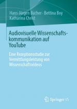 Cover-Bild Audiovisuelle Wissenschaftskommunikation auf YouTube