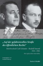 Cover-Bild "Auf der gefahrenvollen Straße des öffentlichen Rechts".