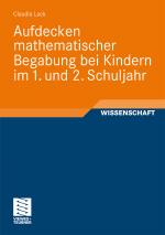 Cover-Bild Aufdecken mathematischer Begabung bei Kindern im 1. und 2. Schuljahr