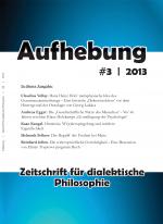 Cover-Bild Aufhebung #3 - Zeitschrift für dialektische Philosophie