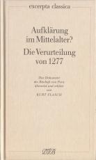 Cover-Bild Aufklärung im Mittelalter?. Die Verurteilung von 1277 / Aufklärung im Mittelalter? Die Verurteilung von 1277