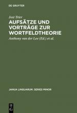 Cover-Bild Aufsätze und Vorträge zur Wortfeldtheorie