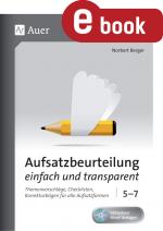 Cover-Bild Aufsatzbeurteilung einfach und transparent 5-7