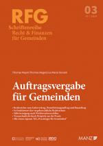 Cover-Bild Auftragsvergabe für Gemeinden