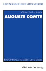 Cover-Bild Auguste Comte