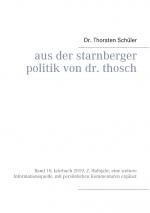 Cover-Bild Aus der Starnberger Politik von Dr. Thosch