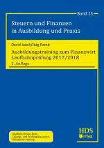 Cover-Bild Ausbildungstraining zum Finanzwirt Laufbahnprüfung 2017/2018