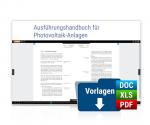 Cover-Bild Ausführungshandbuch für Photovoltaik-Anlagen