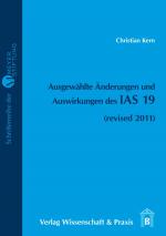 Cover-Bild Ausgewählte Änderungen und Auswirkungen des IAS 19.