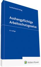 Cover-Bild Aushangpflichtige Arbeitsschutzgesetze