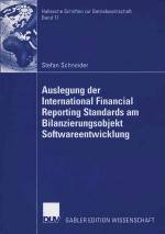 Cover-Bild Auslegung der International Financial Reporting Standards am Bilanzierungsobjekt Softwareentwicklung