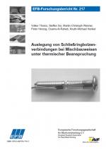 Cover-Bild Auslegung von Schließringbolzenverbindungen bei Mischbauweisen unter thermischer Beanspruchung
