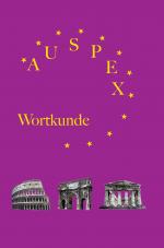 Cover-Bild Auspex - Regensburger Wortkunde