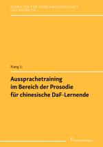 Cover-Bild Aussprachetraining im Bereich der Prosodie für chinesische DaF-Lernende