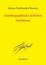 Cover-Bild Autobiographische Schriften