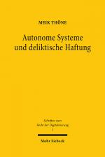 Cover-Bild Autonome Systeme und deliktische Haftung