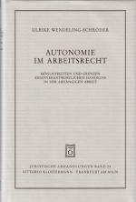 Cover-Bild Autonomie im Arbeitsrecht