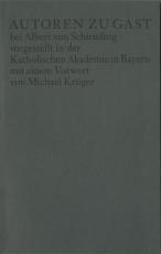 Cover-Bild Autoren zu Gast bei Albert von Schirnding