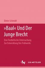 Cover-Bild "Baal" und der Junge Brecht