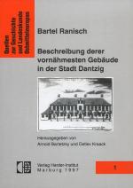 Cover-Bild Bartel Ranisch, Beschreibung derer vornähmesten Gebäude in der Stadt Dantzig