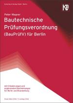 Cover-Bild Bautechnische Prüfungsverordnung für Berlin