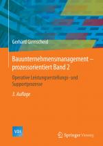 Cover-Bild Bauunternehmensmanagement-prozessorientiert Band 2