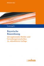 Cover-Bild Bayerische Bauordnung Textausgabe