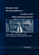 Cover-Bild Beamte und Hochschullehrer -- Verlierer der Föderalismusreform?