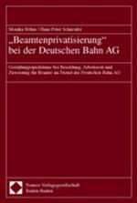 Cover-Bild "Beamtenprivatisierung" bei der Deutschen Bahn AG