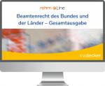 Cover-Bild Beamtenrecht des Bundes und der Länder Gesamtausgabe online