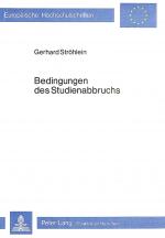 Cover-Bild Bedingungen des Studienabbruchs