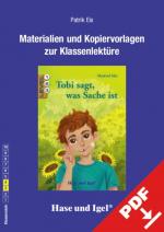 Cover-Bild Begleitmaterial: Tobi sagt, was Sache ist