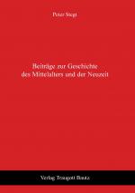 Cover-Bild Beiträge zur Geschichte des Mittelalters und der Neuzeit