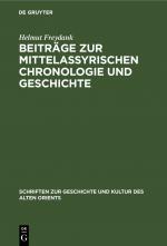 Cover-Bild Beiträge zur mittelassyrischen Chronologie und Geschichte