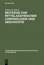 Cover-Bild Beiträge zur mittelassyrischen Chronologie und Geschichte