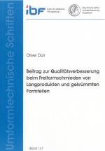 Cover-Bild Beitrag zur Qualitätsverbesserung beim Freiformschmieden von Langprodukten und gekrümmten Formteilen