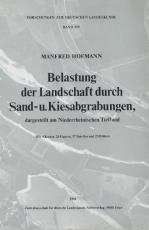 Cover-Bild Belastung der Landschaft durch Sand- und Kiesabgrabungen dargestellt am Niederrheinischen Tiefland