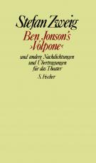 Cover-Bild Ben Jonson's »Volpone« und andere Nachdichtungen und Übertragungen für das Theater