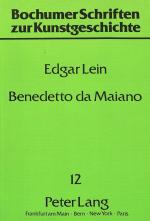 Cover-Bild Benedetto da Maiano