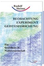 Cover-Bild Beobachtung, Experiment, Geistesforschung